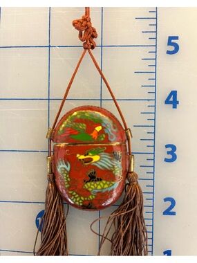 Enamel Cloisonee statement necklace